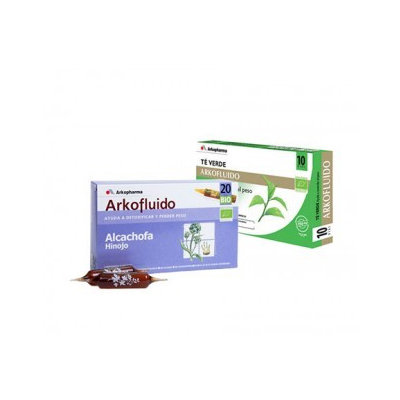 ARKOFLUIDO ALCACHOFA+TE VERDE 10 AMP