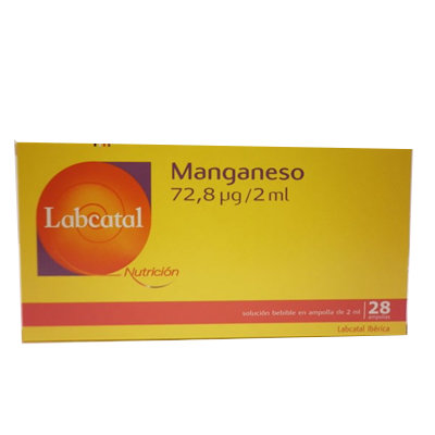 LABCATAL 10 MANGANESO 28 AMPOLLAS