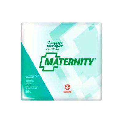 COMPRESAS MATERNITY INDAS CELULOSA 25