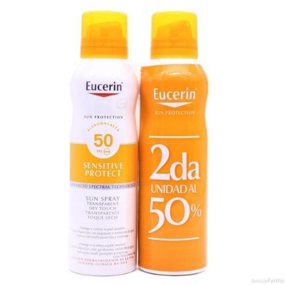 EUCERIN SPRAY SOLAR TRANSP FP50 DUPLO