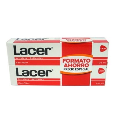 LACER DUPLO PASTA DENTIFRICA 125 ML