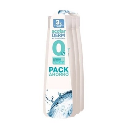 ACOFARDERM PACK TRIPLO GEL 0% 3 X 750ML