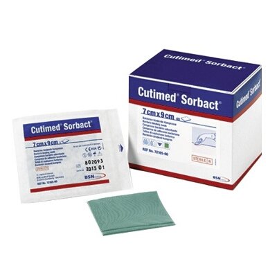 CUTIMED SORBACT COMPRESA 7X9 5 UNID