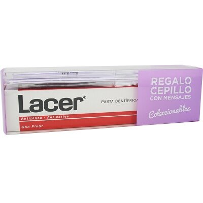 LACER PASTA 125ML P CEPILLO MENSAJES