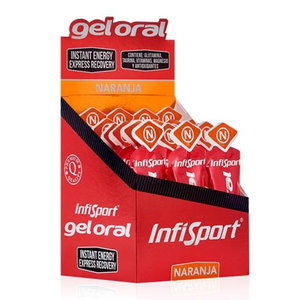 GEL ORAL NARANJA 18 SOBRES INFISPORT