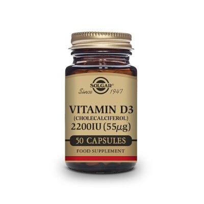 VITAMINA D3 2.200 UI 50 CAPSULAS SOLGAR