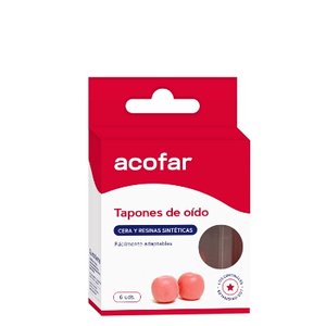 ACOFAR TAPON OIDOS CERA Y RESINA 6 UD