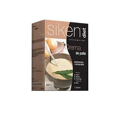 SIKENDIET CREMA DE POLLO 7 SOBRES