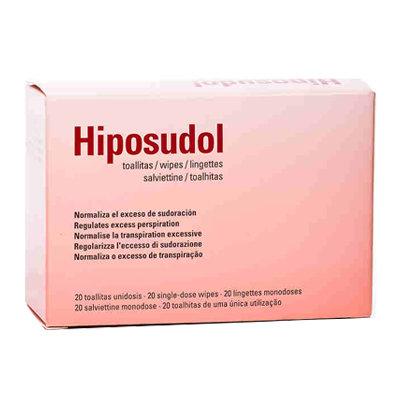 HIPOSUDOL 20 SOBRES CON TOALLITAS
