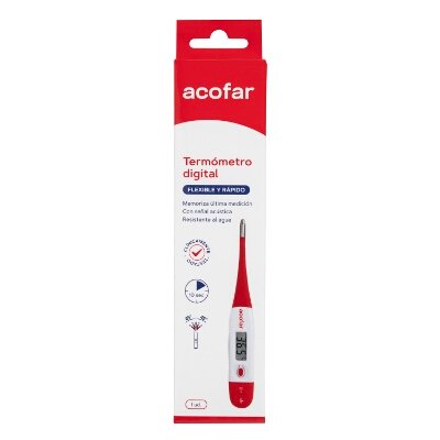 TERMOMETRO ACOFAR DIGITAL FLEXIBLE RAPID
