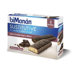 BIMANAN BARRITA CHOCOLATE NEGRO BLANC 8U