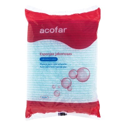 ACOFAR ESPONJA ENJABONADA DESECHABLE 24U