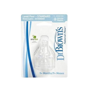 DR BROWN´S TETINA COMILONES SILIC 2U 4N
