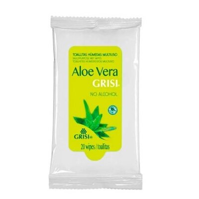 GRISI ALOE VERA TOALLITAS MULTIUSO - (20