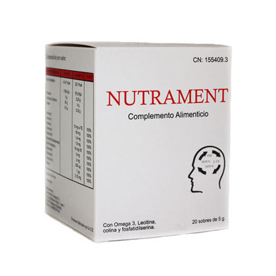 NUTRAMENT 20 SOBRES 5 GRAMOS