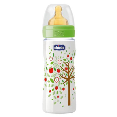 BIBERON CHICCO CAUCHO PAPILLA MANZ 330ML