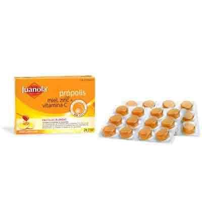 JUANOLA PROPOLIS MIEL ZINC VITC 24 PAST