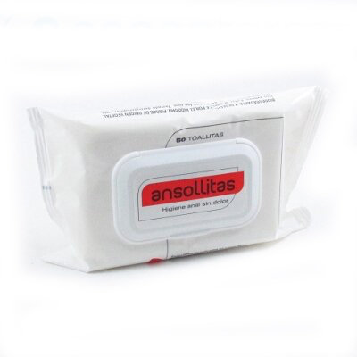ANSOLLITAS TOALLITAS HIGIENE ANAL 50 UD