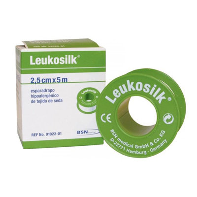 ESPARADRAPO LEUKOSILK SEDA 5X2,5