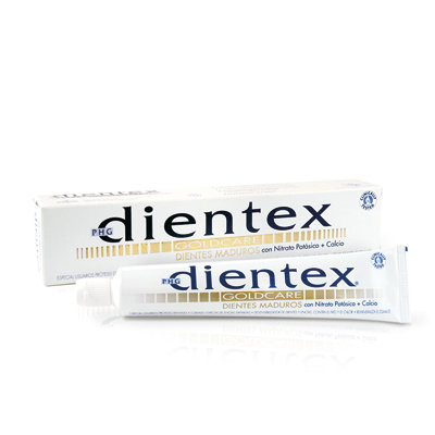 DIENTEX GOLDCARE PASTA DENTIFRICA 2X75ML