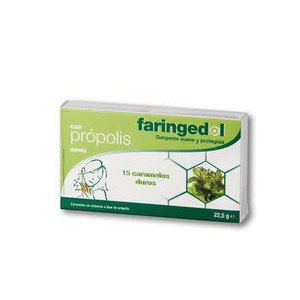 FARINGEDOL MENTA 15 CARAMELOS