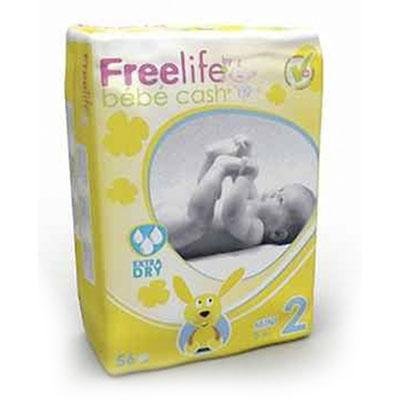 PAÑAL BEBE CASH 2 MINI 3-6KG 56UD