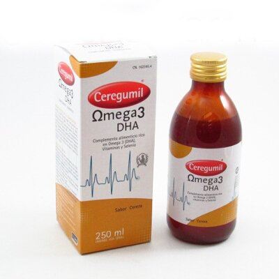CEREGUMIL OMEGA 3 DHA JARABE 250 ML