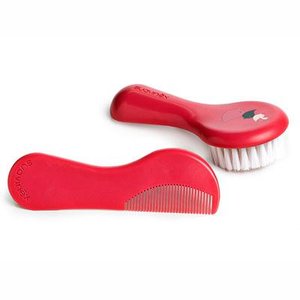 SUAVINEX SET CEPILLO PEINE ROSA DECORADO