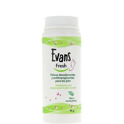 EVANS FRESH POLVOS PEDICOS 75 GRAMOS