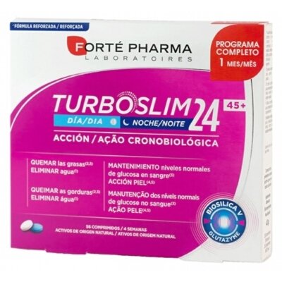 TURBOSLIM 24 45+ 56 COMPRIMIDOS