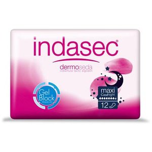 INDASEC MAXI GOOD NIGHT 12 UNIDADES