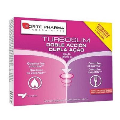 TURBOSLIM DOBLE ACCION 56 CAPSULAS