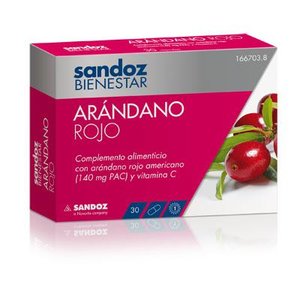SANDOZ BIENESTAR ARANDANO ROJO 30 CAPS