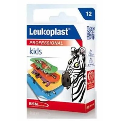 LEUKOPLAST KIDS ZOO SURTIDO 12 UNDS