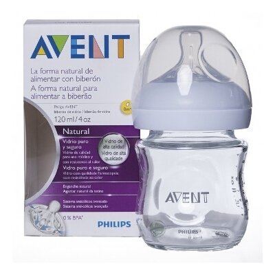 BIBERON AVENT CRISTAL PHILIPS 0M+ 120 ML