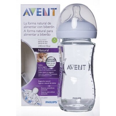 BIBERON AVENT PP NATURAL CRISTAL 240 ML
