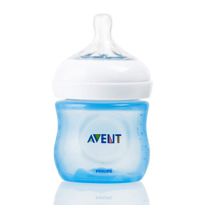 AVENT BIBERON PP NATURAL AZUL 125 ML