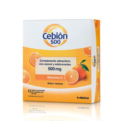 CEBION 500 12 SOBRES GRANULADOS SOL.ORAL