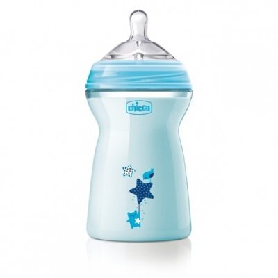BIBERON CHICCO NATUR FEEL MEDIO 250ML 2M