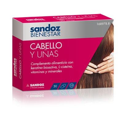 SANDOZ BIENESTAR CABELLOS Y UÑAS 30 CAPS