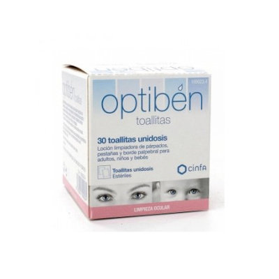 OPTIBEN 30 TOALLITAS LIMPIADORAS
