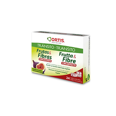 ORTIS FRUTA Y FIBRA CONCENTRADO 24 CUBOS