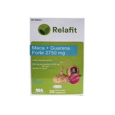 RELAFIT MS MACA+GUARANA 30 CAP