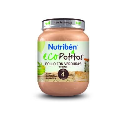NUTRIBEN ECO POLLO CON VERDURAS 130 GR