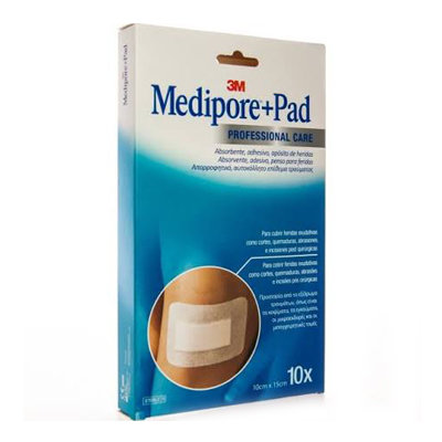 3M MEDIPORE+PAD 10 APOS ESTERIL 10X15CM