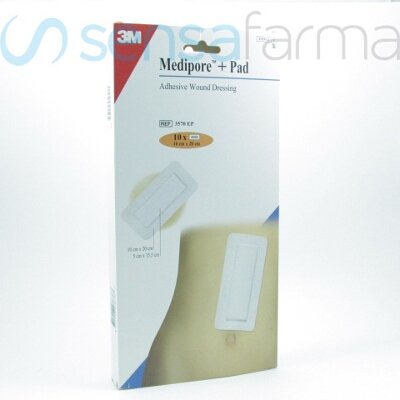 3M MEDIPORE+PAD 10 APOS ESTERIL 10X20CM