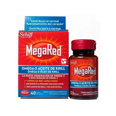 MEGARED 500 OMEGA 3 ACEITE DE KRILL 40 U