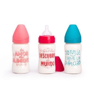 BIBERON SUAVINEX BOCA ANCHA VIDRIO 240ML