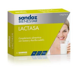 SANDOZ BIENESTAR LACTASA 30 CAPSULAS