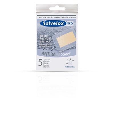 SALVELOX MAXI COVER ANTIBACTERIAS 5 UNID